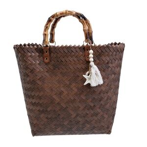 New TOMMY BAHAMA Woven Tote Bag w/Tags